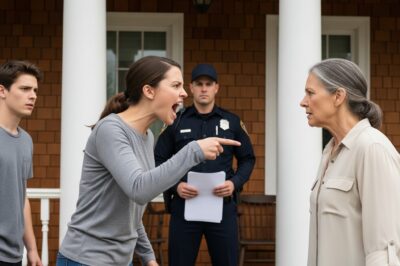 “I Came Home to Find My Son and His Wife Taking Over My House — What Happened Next Left Me Speechless and the Police at My Door….”