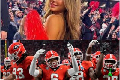 Social Media Has Fallen In Love With Female Georgia Bulldogs Fan Who Stole The Show With Her Revealing Outfit On Live TV📺🔥 Social media can’t stop talking about the Georgia Bulldogs supporter who instantly stole the spotlight during the live broadcast — all thanks to an eye-catching game-day outfit that had cameras (and viewers) doing a double-take.K
