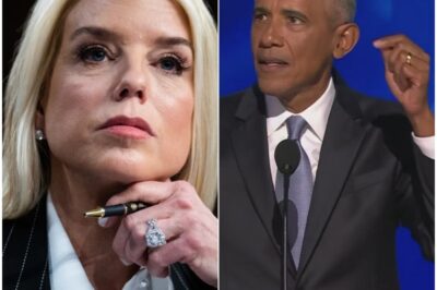 Washington BLOWN WIDE OPEN. A political bombshell just dropped: Pam Bondi is accusing Barack Obama himself of secretly engineering the 2016 “Russian interference” narrative. She’s demanding a full federal investigation, and the shockwaves are already shattering old alliances across D.C. But the real story isn’t just the accusation—it’s who she implicated next. The names she revealed have Washington’s elite absolutely scrambling.