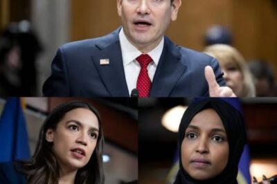 SENATE ERUPTS: Rubio’s explosive clash with AOC and Omar during immigration hearing—table slammed, files torn, and a fiery showdown that left AOC storming out. Watch the viral 47-second moment shaking Washington!