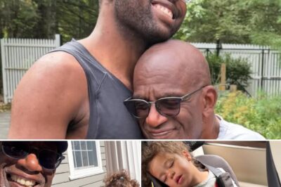 Al Roker bid an emotional farewell to his granddaughter Sky Clara Laga and his son Nick – the two dearest little ones in his arms — as they officially left him today with no set date for when they will meet again.