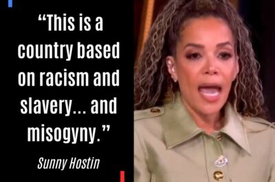 Sunny Hostin made the comments on ‘the View’ this morning, and went on to say