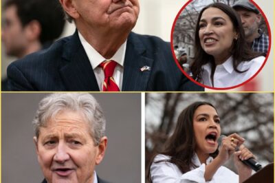 LIVE CHAOS: AOC Interrupts John Kennedy 6 Times in a Row — But His 7th Sentence Leaves Her Completely Speechless. No yelling – No arguing. Senator John Kennedy simply waited for the right moment. When AOC finished her sixth interruption, he leaned forward and delivered a short, chilling line. The studio fell silent — and within minutes, the Internet exploded.”