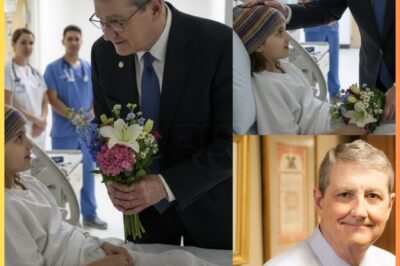 Florida stunned! In the middle of the night, John Neely Kennedy showed up where no one expected him — and what he did next moved the nation… No press conference, no cameras, no reporters. Senator John Neely Kennedy quietly walked into the hospital, holding a small bouquet of flowers and a promise to a 9-year-old girl battling c@ncer: “You won’t have to face this alone.” Hours later, doctors confirmed that the girl’s entire su.rgery had been paid for by “someone” secretly, and…
