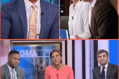 Emotions ran high overnight at Good Morning America, as anchors Michael Strahan, Robin Roberts, and George Stephanopoulos were reportedly shocked by devastating news about a longtime colleague. Sources close to the production describe the atmosphere as “silent and heavy — no one saw it coming.” One insider said, “They were preparing for the morning rundown when the call came through. Within minutes, everyone was in tears.” Robin was seen holding Michael’s hand, while George quietly stepped away from the cameras, visibly shaken. “They’re more than coworkers — they’re family,” another staffer shared. Fans flooded social media with messages of love and concern, using hashtags like #StayStrongGMA and #WeLoveYouFamily, as speculation swirled over the identity of the colleague and what had happened. Updates are still coming in — see the latest details and the emotional on-air moment that left GMA viewers heartbroken below