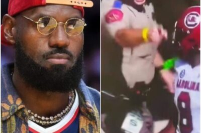 LeBron James Demands “Corny AF” Texas A&M Trooper Be Punished “Immediately” in Fiery Post-Incident Rant!🔥🏀Lakers superstar LeBron James exploded in outrage after a shocking in-game incident, calling for swift justice against the Texas A&M trooper involved. His raw and unfiltered rant has sent shockwaves through the sports world.k