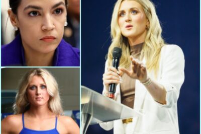 ICE-COLD SHOCKER: RILEY GAINES VS. AOC! “SIT DOWN, AOC — YOU’RE NOT A ROLE MODEL FOR ANYONE.” The studio was set for a civil political panel. It quickly became the most explosive cultural clash of the year. Alexandria Ocasio-Cortez (AOC) was mid-speech, talking “equality in sports.” Riley Gaines, the former swimming star, was silent… until AOC accused her of “fearmongering.” That’s when Gaines leaned into the microphone and delivered six icy words that froze America on live television. Cameras captured the moment AOC stopped dead, stunned. The host was speechless. Within minutes, the clip went instantly viral, with #SitDownAOC trending worldwide and drawing millions of views. Was it a long-overdue moment of truth for millions—or did Gaines just make a career-ending mistake?