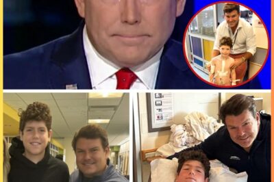 “IT’S TIME TO LET HIM FIND PEACE” — FOX NEWS ANCHOR BRET BAIER DELIVERS DEVASTATING UPDATE ABOUT HIS SON The newsroom went still as longtime anchor Bret Baier struggled to hold back tears while sharing his family’s decision to stop all medical interventions for their 12-year-old son Paul, who has fought a serious heart defect nearly his entire life. “We’ve exhausted every option,” he said quietly. “Now, we want to give him comfort.” The raw moment spread rapidly online, drawing an outpouring of sympathy from viewers nationwide. Fellow journalists described it as “the most courageous segment of his career.” Baier added that their last goal is to surround Paul with love, joy, and serenity in his final days — a gentle goodbye from a father who never gave up.