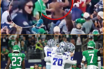 NFL CHAOS: Eagles & Cowboys Fans Throw Haymakers in Massive AT&T Stadium Brawl [VIDEO]