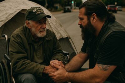 Everyone Drove Past the Wheelchair Veteran—Until One Biker Did the Unthinkable