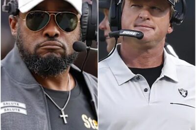Pittsburgh Steelers Head Coach Mike Tomlin Responds Forcefully to Jon Gruden’s Provocative Remarks – Sends a Powerful Message Before Sunday’s Showdown  🏈🔥Tensions are running high ahead of Sunday’s matchup after Jon Gruden made headlines with his bold comments about the Steelers. But head coach Mike Tomlin isn’t staying silent. In a fiery response, Tomlin called out the talk and made it clear his team is focused on action — not noise. As both sides gear up for kickoff, fans say this just turned into must-watch football.K