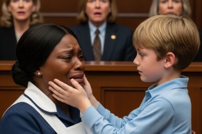 “The Maid Falsely Accused of Stealing a Million-Dollar Jewel—Then a 7-Year-Old Boy Ran Into Court and Changed Everything…”