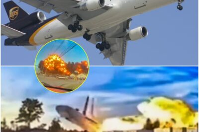 TERRIFYING NEW FOOTAGE: UPS MD-11 Cargo Plane EXPLODES Through Kentucky Truck Stop — Chilling CCTV Angle Reveals the Final Seconds Before Impact!😱 Terrifying scenes unfolded overnight in Kentucky as a UPS cargo jet crashed into a busy truck stop, erupting into a massive fireball that lit up the sky. Newly surfaced CCTV footage shows the plane’s final, haunting moments before impact — and investigators say the cause may be even more shocking than anyone imagined.k