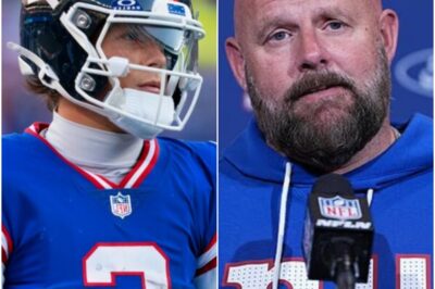 Jaxson Dart’s Dad Drops Bombshell — Popular College Football Coach Texts About Giants Head Coaching Job! 🏈🔥Jaxson Dart’s father has dropped a bombshell revelation that has sent shockwaves through the football world. A popular college football coach reached out to him with a surprising message about the New York Giants head coaching job. The unexpected disclosure hints at major shifts behind the scenes, sparking intense speculation about the future direction of the team. Fans are left eager for more details as the story continues to unfold.k