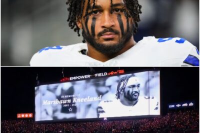 NFL OUTRAGE: NFL Fans Outraged After Hot Mic Catches Denver Broncos Hecklers Yelling Vulgar Message During Moment of Silence for Cowboys’ Marshawn Kneeland! 🏈🚫A shocking moment unfolded during a solemn moment of silence for Cowboys’ Marshawn Kneeland when hot mic audio captured Denver Broncos hecklers shouting a vulgar two-word message. The incident has ignited widespread anger among NFL fans, sparking debates about respect and sportsmanship. The controversy is gripping the football community as reactions pour in from all sides.