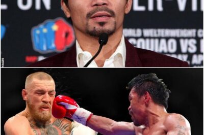 Manny Pacquiao has officially “called out” the boxing opponent he dreams of facing — and it’s not the retired Khabib, but the notorious “loudmouth” Conor McGregor! Pacquiao even dropped a drama-filled provocation aimed straight at McGregor, sparking a wave of curiosity as fans wonder: what exactly is he hinting at behind those words?k