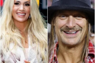 Country Queen Meets Rock Rebel: Carrie Underwood & Kid Rock Team Up for Turning Point USA’s All-American Halftime Show 🎤🇺🇸🔥Move over, NFL — the real halftime show might be happening off the main stage. Carrie Underwood and Kid Rock are joining forces for Turning Point USA’s explosive All-American Halftime Show, and fans are already calling it “the performance America’s been waiting for.” With roaring guitars, massive pyrotechnics, and a no-apologies patriotic punch, insiders say this duo is ready to steal the spotlight — and maybe the whole Super Bowl Sunday.k