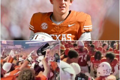 Cameras Caught Texas Longhorns Players’ Disgusting Actions On The Field After Rivalry Win Vs. Texas A&M 🤢🏈📸The victory celebration didn’t stay classy for long. Right after the final whistle, cameras locked onto a handful of Longhorns players doing things that instantly flipped the mood from triumph to outrage — the kind of postgame scene that makes your stomach turn and sets the entire rivalry on fire all over again. Clips are spreading fast, and the backlash is already erupting.K