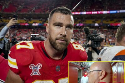 “CHIEFS MORON” OUTRAGE: KC Employee WRECKS Travis Kelce’s Special Moment — and Even Al Michaels Looks PISSED 🚨 It was supposed to be a clean, feel-good moment for Travis Kelce… until one Chiefs employee blundered straight into the spotlight and turned the entire thing into a live-TV embarrassment. The timing was brutal, the interruption looked ridiculous, and the reaction was instant — fans swarmed the clip, labeling the employee a “moron” while Al Michaels’ body language practically screamed what everyone else was thinking. In seconds, a special moment became a viral disaster… and the internet isn’t letting it go.k