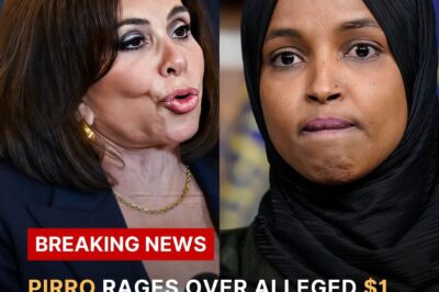 Judge Jeanine Pirro FURIOUS Over $1 Billion Fraud Allegations in Northland Linked to Congressman Ilhan Omar’s Network — “This Person Must Go to Jail!” Judge Jeanine Pirro delivered her death sentence to the Federal Parliament today, slamming a document down on the table and demanding immediate accountability for what she called “one of the biggest fraud cases Northland has ever seen.” The reporting team — now identified as politically connected to Congressman Ilhan Omar’s network — immediately turned the entire building into a state of chaos. Pirro asserted the evidence was “too serious to ignore,” and cameras captured the moment Omar’s expression changed when her name appeared in the report. The clip is now circulating online as lawmakers anxiously await what will happen next. Details in the comments 👇👇👇