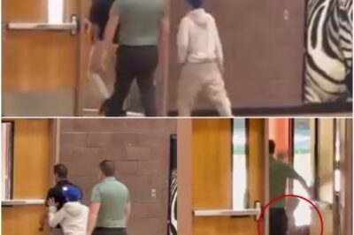 Shocking Viral Chaos: California High School Freshman Slaps Teacher, Throws Punches In Wild Brawl — Then Gets Suplexed By A Cop🚨😱📚A classroom meltdown just turned into an all-out viral frenzy. The clip shows a freshman snapping, swinging on a teacher, and igniting a chaotic brawl that spirals out of control in seconds — until a cop steps in and drops a jaw-shocking suplex that has everyone replaying the footage in disbelief.K