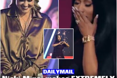 She was really embarrassed about it.