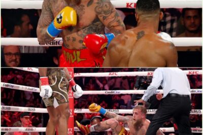 I’M OKAY!—Jake Paul breaks his silence with a health update immediately after losing Anthony Joshua boxing bout via knockout.K