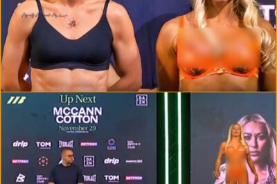 Wardrobe Malfunction Chaos: Stunning Boxer Ebonie Cotton Accidentally Flashes Crowd at Weigh-In [VIDEO]