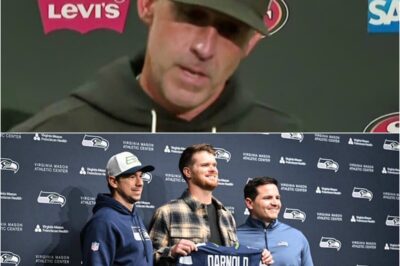 Kyle Shanahan Accused Of “Dry-Snitching” On Seattle Seahawks & Sam Darnold During Salty Press Conference After Playoff Blowout.K