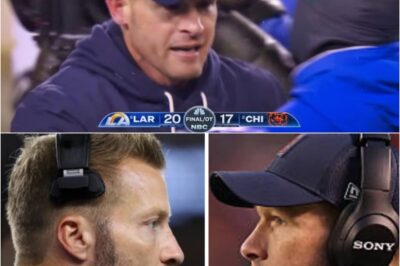 Cameras Caught the “Interesting” Postgame Handshake Between Sean McVay & Ben Johnson After Bears–Rams OT Thriller 🤝😳The overtime finish was wild—but the handshake afterward is what’s getting replayed nonstop. Cameras zoomed in on Sean McVay and Ben Johnson sharing a quick, oddly intense exchange that didn’t look like a routine “good game.” The facial expressions, the extra words, and the way they lingered for a beat made it feel like something bigger was being said—something the broadcast almost moved past too fast.k