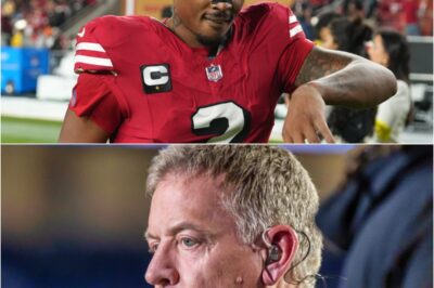 “Think I Give A F**k What He Has To Say?” – 49ers Star Goes Off On Troy Aikman After Loss To Seahawks On ESPN 😳🔥Emotions boiled over after the loss, but nobody expected it to turn into a direct shot at Troy Aikman. The 49ers star didn’t just vent—he exploded with a brutally blunt response that instantly lit up social media, because it revealed just how personal the criticism had become behind the scenes.K