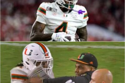 “IT ALL BOILED OVER AFTER THE FINAL WHISTLE…” —Miami Staffer EXPOSES SHOCKING Trigger Behind Hurricanes RB Mark Fletcher Jr.’s Punch on Indiana’s Tyrique Tucker After National Championship Chaos.k
