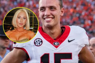 “All eyes were suddenly on her”: Carson Beck’s sister steals the spotlight with a jaw-dropping outfit at the national title game, leaving fans stunned.k