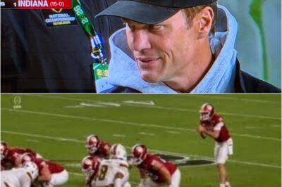 PHOTOS: Tom Brady’s hoodie choice makes it instantly clear why he’s at the national championship game, and fans caught on fast.K