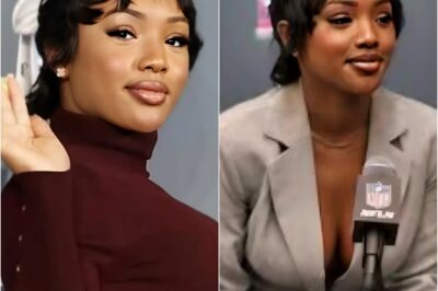 [PHOTOS + VIDEO]: NFL Reporter Is Risking It All With Revealing Braless Outfit & Tiny Shorts At Super Bowl – Social Media Can’t Believe Their Eyes.K