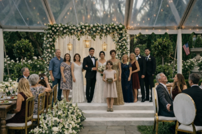 THE BRIDE’S MOTHER PUSHED A LITTLE GIRL OUT OF THE WEDDING PHOTO… NOT KNOWING THE CEREMONY COULDN’T START WITHOUT HER