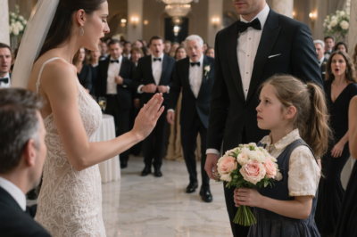 THE BRIDE SLAPPED AN 8-YEAR-OLD GIRL FOR DROPPING PETALS—WHAT HAPPENED NEXT DESTROYED HER PERFECT NIGHT