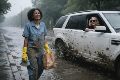 SHE MOCKED A POOR CLEANER IN PUBLIC—WHAT HAPPENED NEXT CHANGED BOTH THEIR LIVES. BUT…