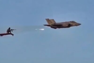 Social Media Erupts Over Footage Of Man On Flying Carpet Sh00ting Down U.S. F-35 Fighter Jet As W@r In 𝘐𝘳𝘢𝘯  Rages On .k