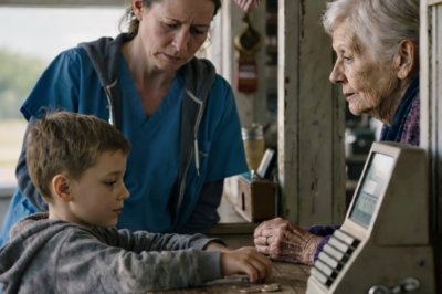 A LITTLE BOY PLACED ONE QUARTER ON MY COUNTER AND ASKED IF IT WAS ENOUGH TO BUY HIS MOTHER FIVE MINUTES OF PEACE. I THOUGHT I WAS SELLING HIM COFFEE. I DIDN’T REALIZE I WAS WATCHING A CHILD TRY TO CARRY A GROWN WOMAN’S HEARTBREAK WITH ONE COIN. BY THE TIME HIS EXHAUSTED MOTHER REACHED FOR HIM, THE WHOLE ROOM HAD ALREADY CHANGED—AND NONE OF US KNEW THAT PAPER CUP WOULD START SOMETHING FAR BIGGER THAN COFFEE.