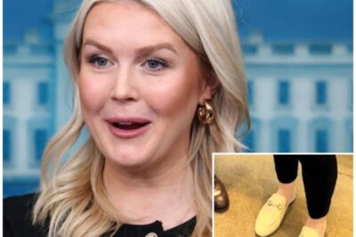 Karoline Leavitt mocked for $990 Gucci slippers on Trump affordability trip