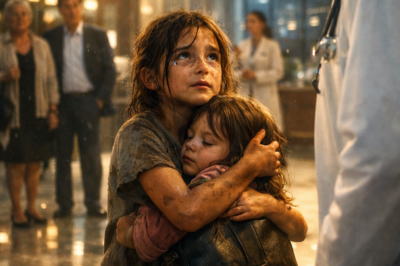 “A POOR GIRL RAN INTO A LUXURY HOSPITAL CARRYING HER SISTER… WHAT HAPPENED NEXT SHOCKED EVERYONE.”