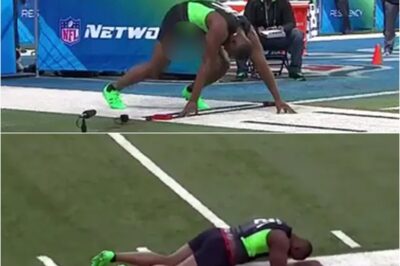 Horrific Wardrobe Malfunction With Player’s D0ng Falling Out At The NFL Combine Is Going Viral.k