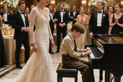 SHE SLAPPED THE LITTLE PIANIST AT HER ENGAGEMENT DINNER… NOT KNOWING HE WAS THE HOTEL OWNER’S GRANDSON