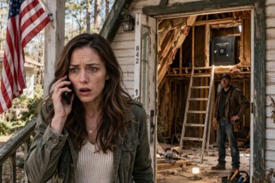 At my grandparents’ old house, a call stopped me cold—and what they found changed everything more.