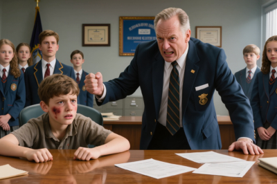 THE SCHOOL BLAMED THE SCHOLARSHIP BOY FOR THE FIGHT… UNTIL THE PRINCIPAL MADE ONE FATAL MISTAKE.