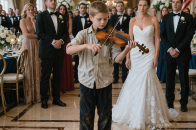 THE BRIDE SMASHED A POOR BOY’S VIOLIN INTO HIS HEAD… NOT KNOWING THE GROOM’S FAMILY OWED HIM A LIFE. BUT