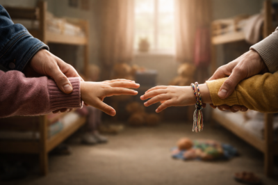 My Sister and I Were Separated in an Orphanage – 32 Years Later, I Saw the Bracelet I Had Made for Her on a Little Girl