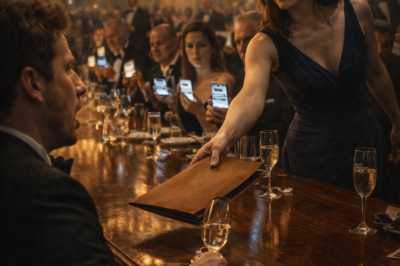 At Our Anniversary Dinner, My Husband Called Me “Worthless”… So I Slid a Folder Across the Table