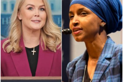 KAROLINE LEAVITT READS ILHAN OMAR’S RECORD ALOUD AND CNN STUDIO FALLS INTO STUNNING SILENCE. Eleven seconds of dead air on live TV now has viewers replaying the moment again and again. Details in the comments